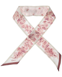 Dior Dior Lilac Silk Scarf