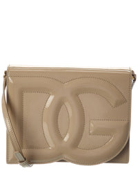 Dolce & Gabbana Dolce & Gabbana Logo Patent Shoulder Bag