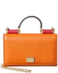 Dolce & Gabbana Dolce & Gabbana Sicily Von Leather Bag