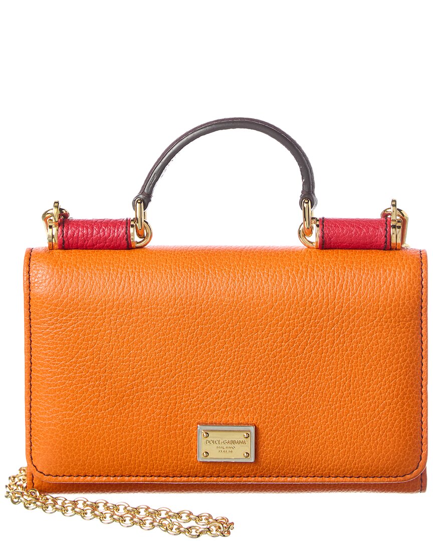 Dolce & Gabbana Dolce & Gabbana Sicily Von Leather Bag
