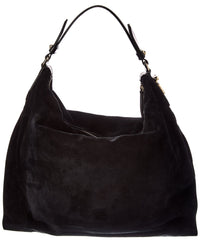 Jimmy Choo Jimmy Choo Ana Small Suede & Leather Hobo Bag