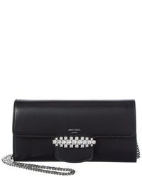 Jimmy Choo Jimmy Choo Bing Leather Wallet On Chain
