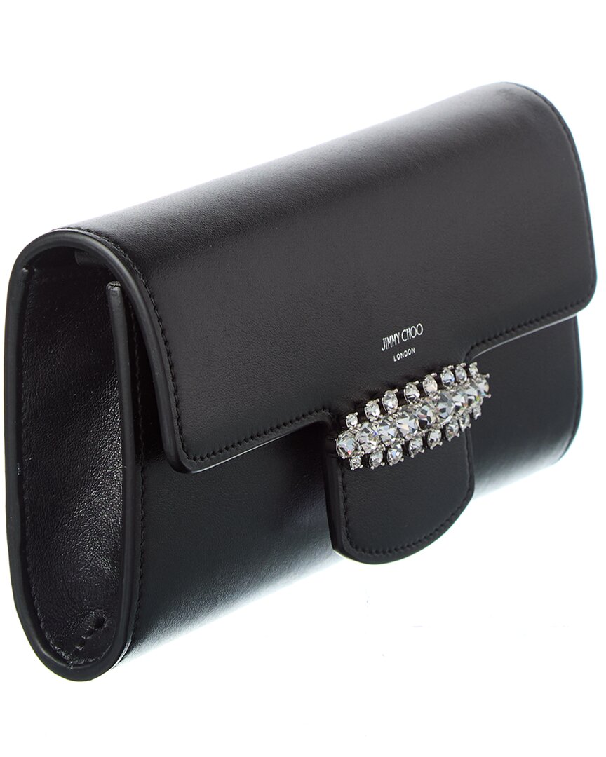 Jimmy Choo Jimmy Choo Bing Leather Wallet On Chain