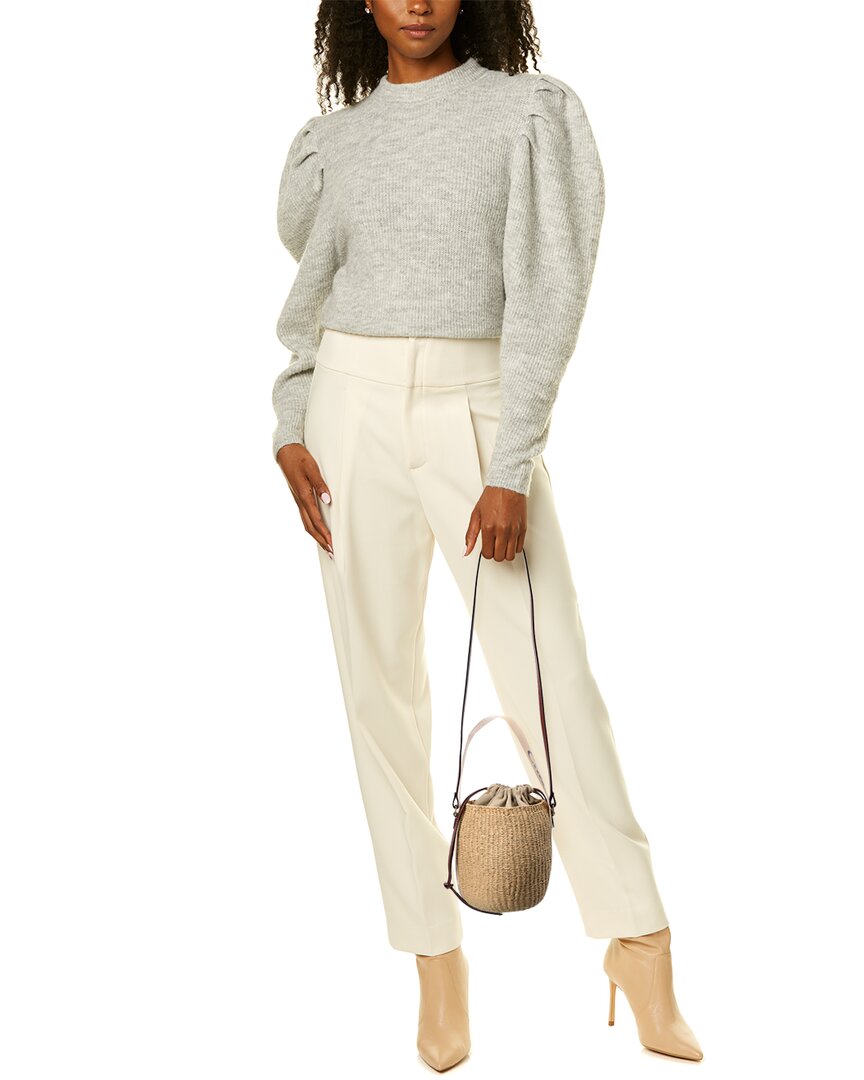 Chloé Chloé Woody Small Raffia & Leather Bucket Bag, Beige
