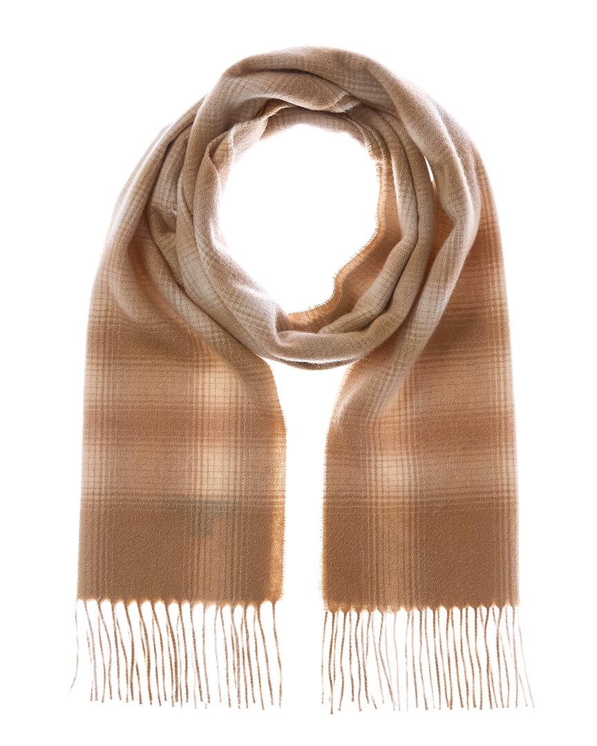 Amicale Cashmere Amicale Cashmere Ombre Windowpane Cashmere Scarf