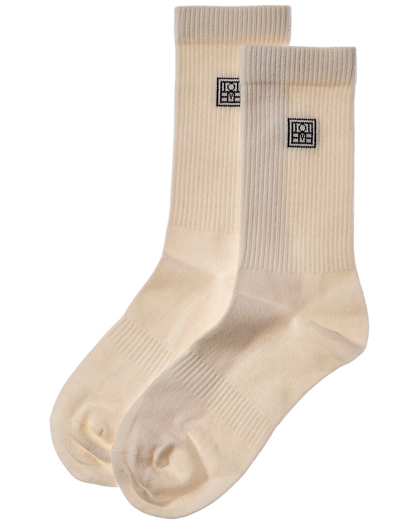 TOTEME Toteme 2Pk Monogram Socks