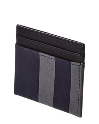Burberry Burberry Check Canvas & Leather Card Holder