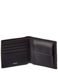 Burberry Burberry Check Canvas & Leather Bifold Wallet