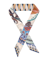 Ferragamo Ferragamo Butterflies Print Silk Scarf