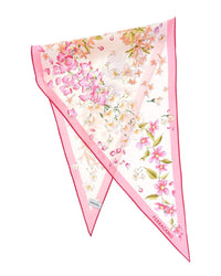 Ferragamo Ferragamo Spring Print Diamond Silk Scarf
