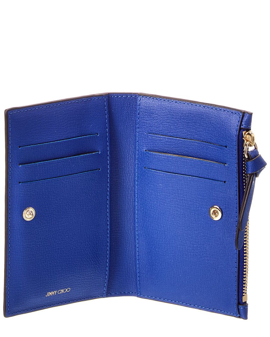 Jimmy Choo Jc Litzy Leather Wallet