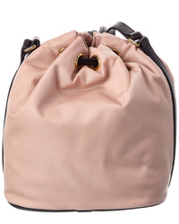 Burberry Drawstring Nylon Bucket Bag