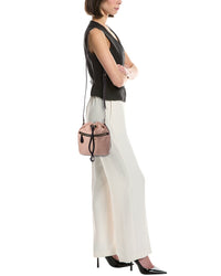 Burberry Drawstring Nylon Bucket Bag