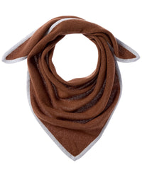 Phenix Knit Triangle Cashmere Scarf