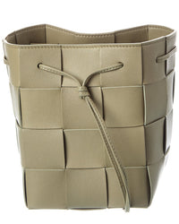 Bottega Veneta Cassette Intrecciato Leather Bucket Bag
