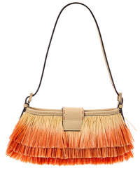 FENDI Fendi Baby Raffia Shoulder Bag