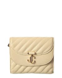 Jimmy Choo Acn Curve Marinda Leather Card Case