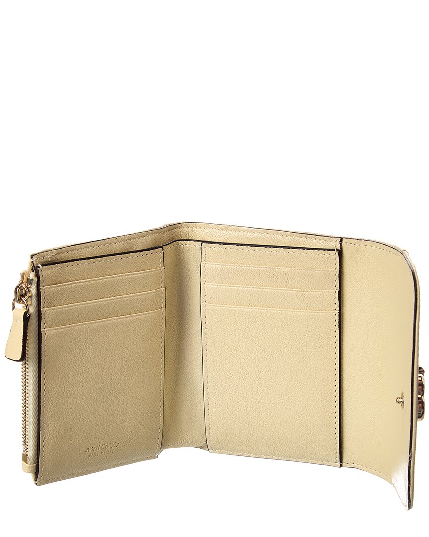 Jimmy Choo Acn Curve Marinda Leather Card Case