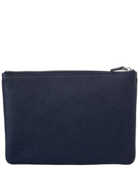 Valentino Valentino Vlogo Signature Leather Pouch