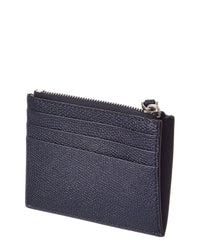 Valentino Valentino Vlogo Signature Leather Card Case