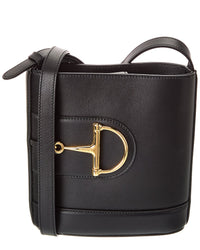 Gucci 73 Small Leather Bucket Bag ONE SIZE Black