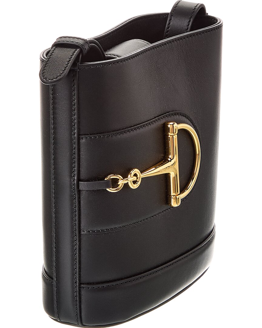 Gucci 73 Small Leather Bucket Bag