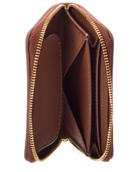 Burberry Burberry Check E-Canvas & Leather Coin Purse