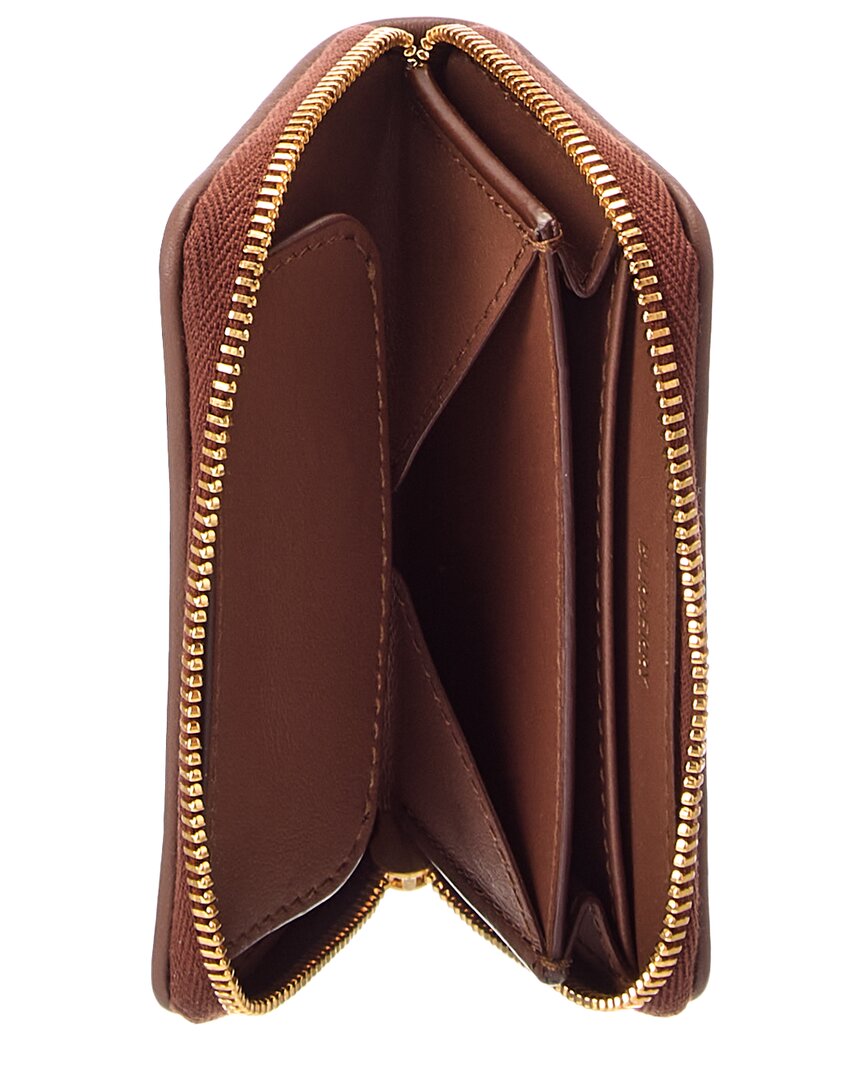 Burberry Burberry Check E-Canvas & Leather Coin Purse