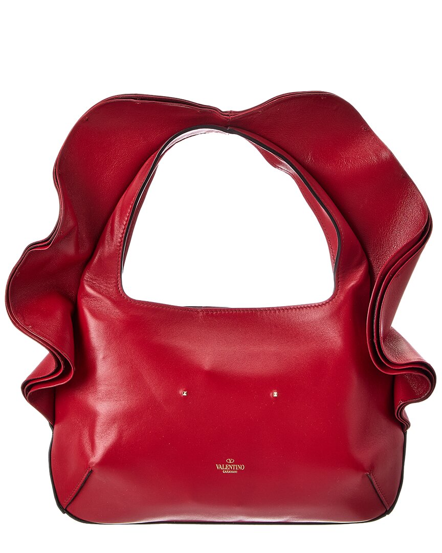 Valentino Valentino Atelier Leather Hobo Bag