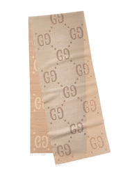 Gucci Gucci Gg Jacquard Wool & Silk-Blend Scarf