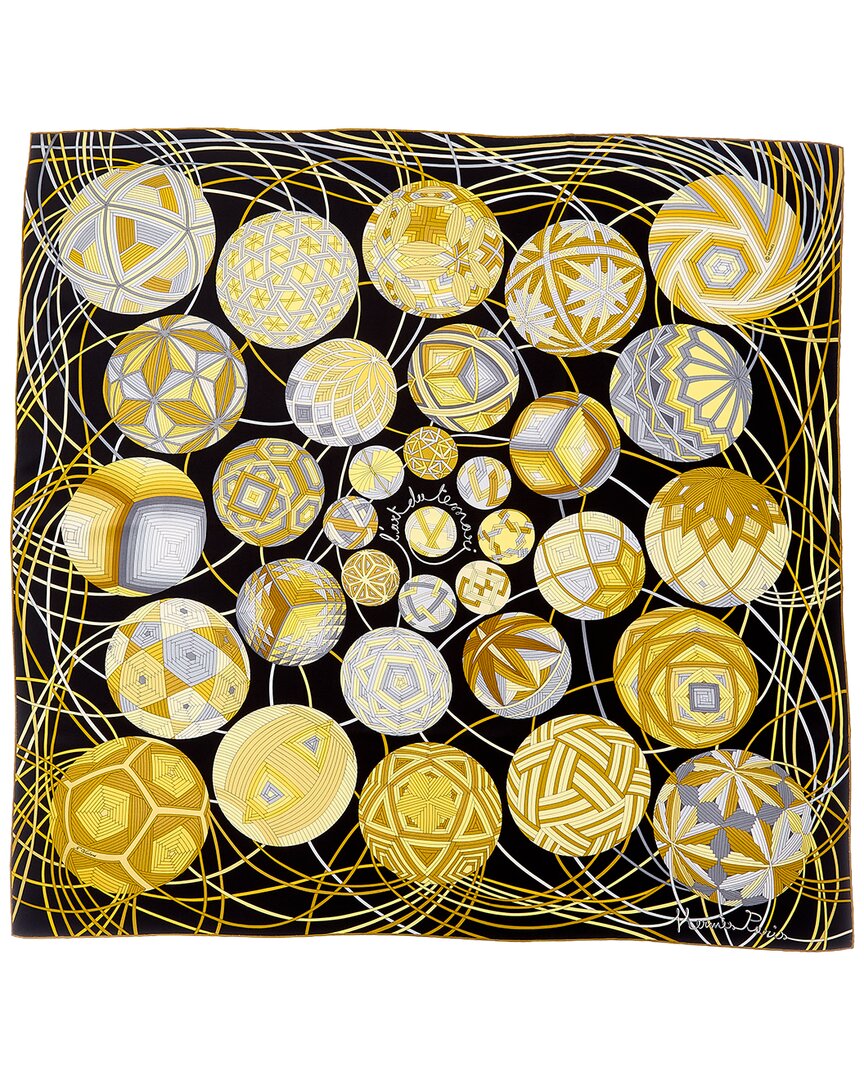 Hermès L'art Du Temari Nathalie Vialars Silk Scarf (Authentic Pre-Loved)