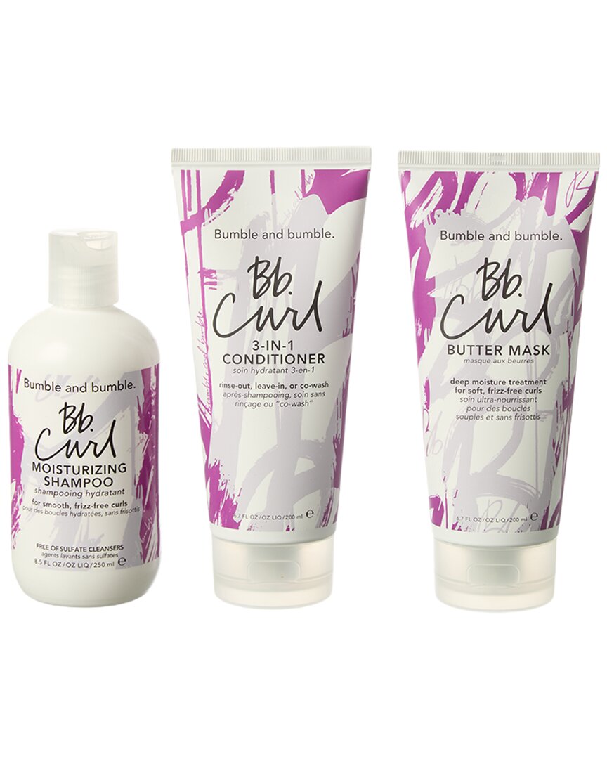 Bumble And Bumble. 3Pc Curl Moisturizing Shampoo & Conditioner & Mask