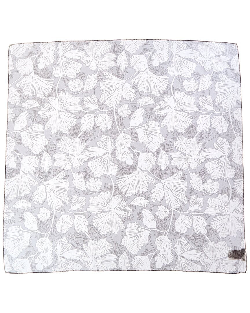 Brunello Cucinelli Brunello Cucinelli Floral-Printed Square Silk Scarf