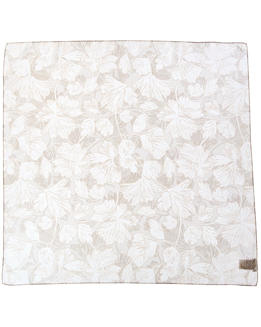 Brunello Cucinelli Brunello Cucinelli Floral-Printed Square Silk Scarf