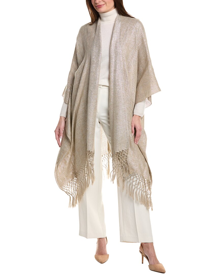 Brunello Cucinelli Brunello Cucinelli Linen-Blend Poncho