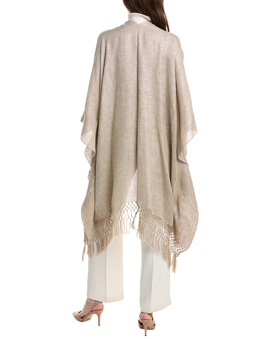 Brunello Cucinelli Brunello Cucinelli Linen-Blend Poncho