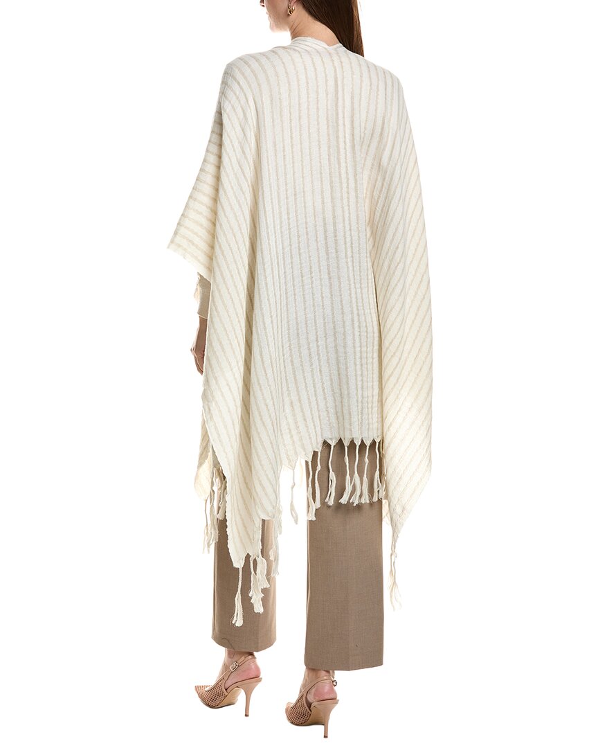 Brunello Cucinelli Wool & Linen-Blend Poncho