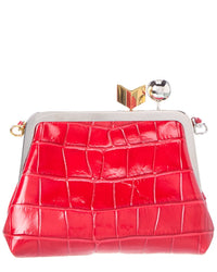 Jacquemus Jacquemus Croc-Embossed Leather Crossbody