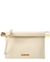Jacquemus Jacquemus The Rond Carre Leather Clutch