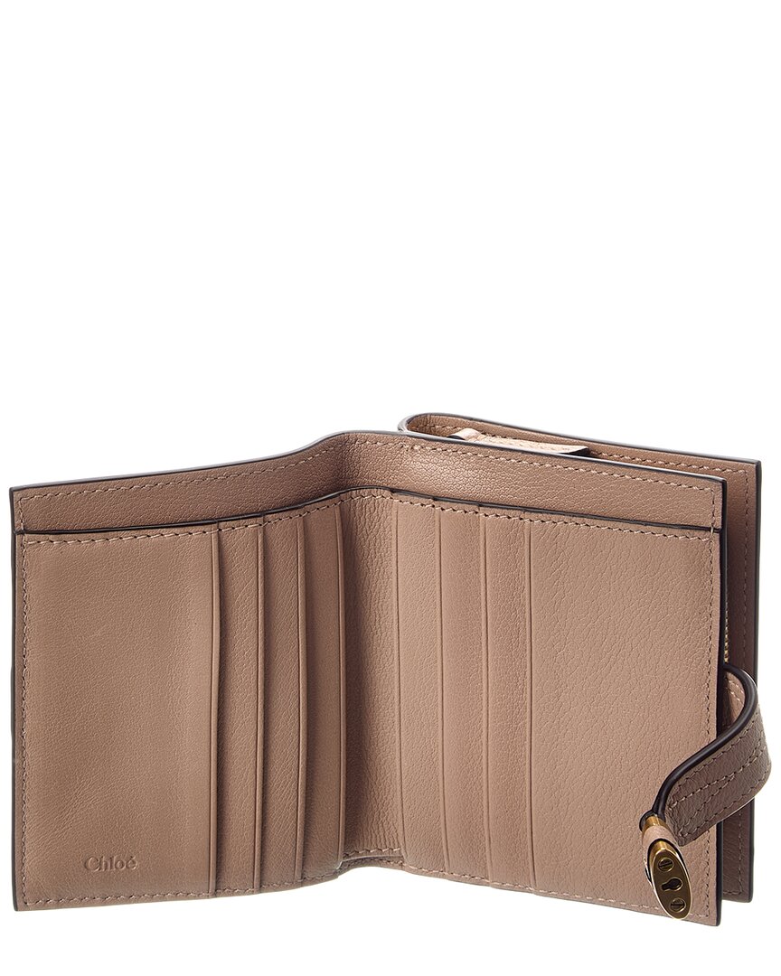 Chloé Chloé Paddington Square Leather Card Case