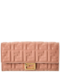 FENDI Fendi Baguette Leather Wallet On Chain