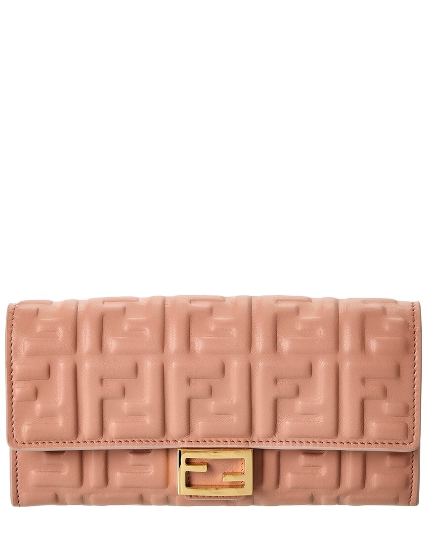 FENDI Fendi Baguette Leather Wallet On Chain
