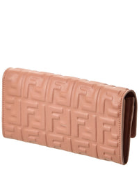 FENDI Fendi Baguette Leather Wallet On Chain