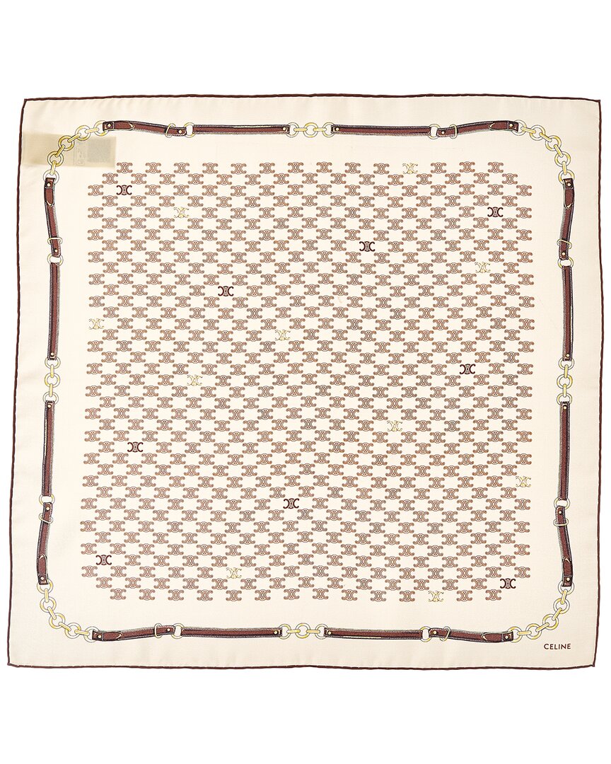 CELINE Celine Avenue Silk Scarf