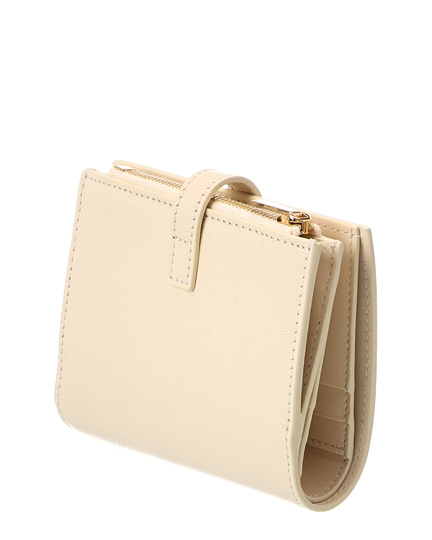 Celine Triomphe Leather Compact Wallet