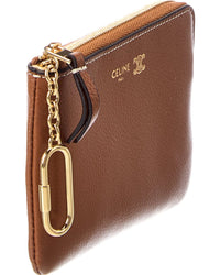 Celine Triomphe Leather Coin Purse