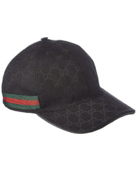 Gucci Gucci Original Gg Web Canvas Baseball Hat