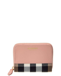 Burberry Burberry Check Canvas & Leather Card Case