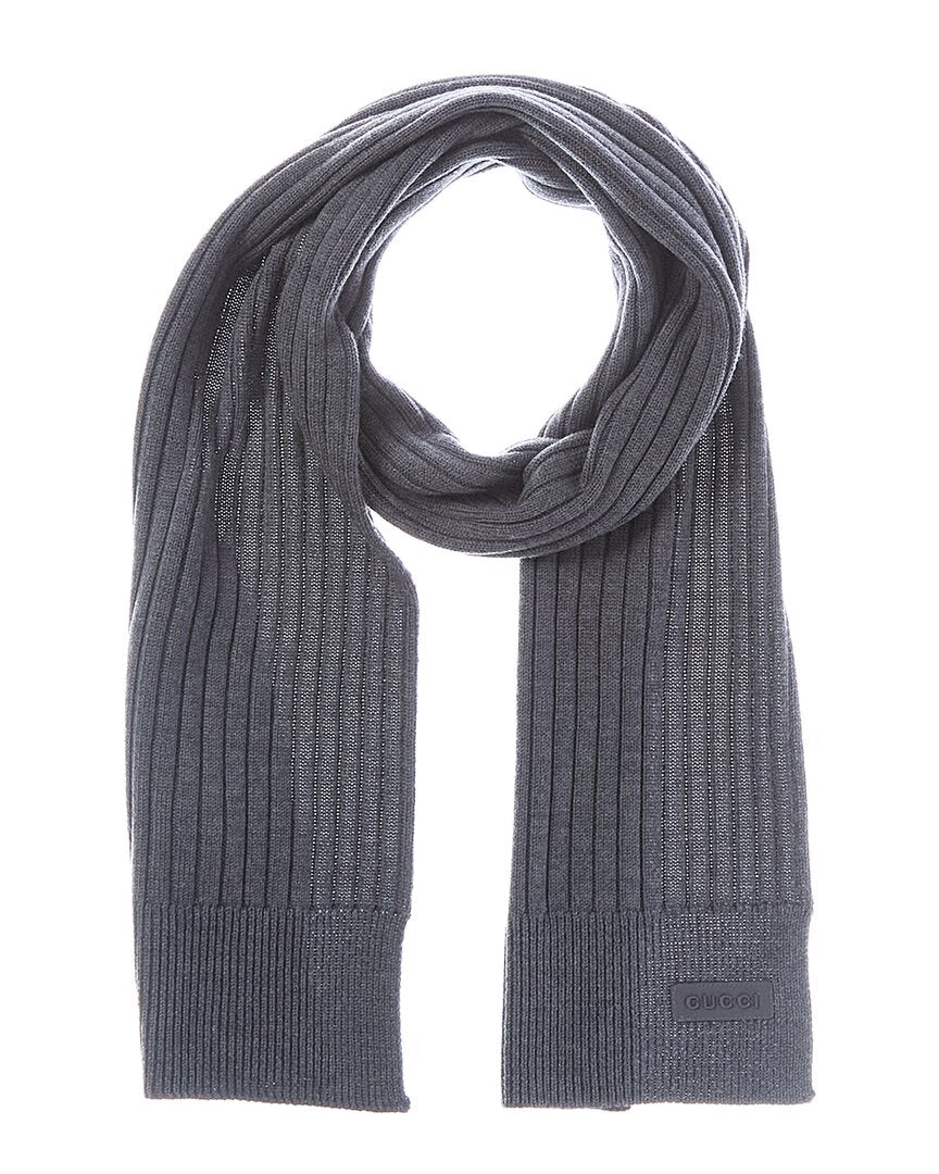 Gucci Gucci Knit Wool Scarf