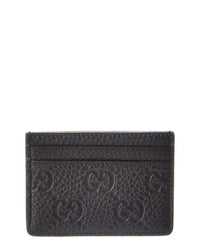 Gucci Gucci Gg Emblem Leather Card Case